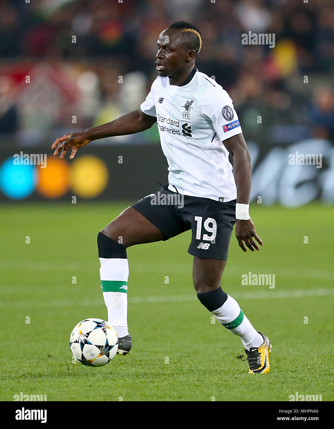 Liverpool Mane Sadio durante la UEFA Champions League, Semi Finale, la seconda gamba allo Stadio Olimpico di Roma. Stampa foto di associazione. Picture Data: Mercoledì 2 maggio 2018. Vedere PA storia SOCCER Roma. Foto di credito dovrebbe leggere: Steven Paston/PA FILO Foto Stock