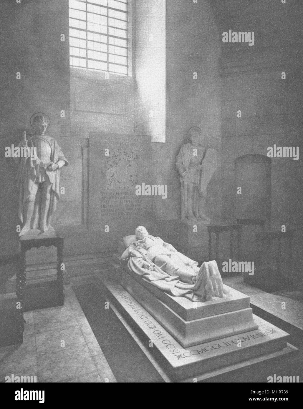 Londra. Kitchener Memorial Chapel cattedrale di San Paolo 1926 old vintage print Foto Stock