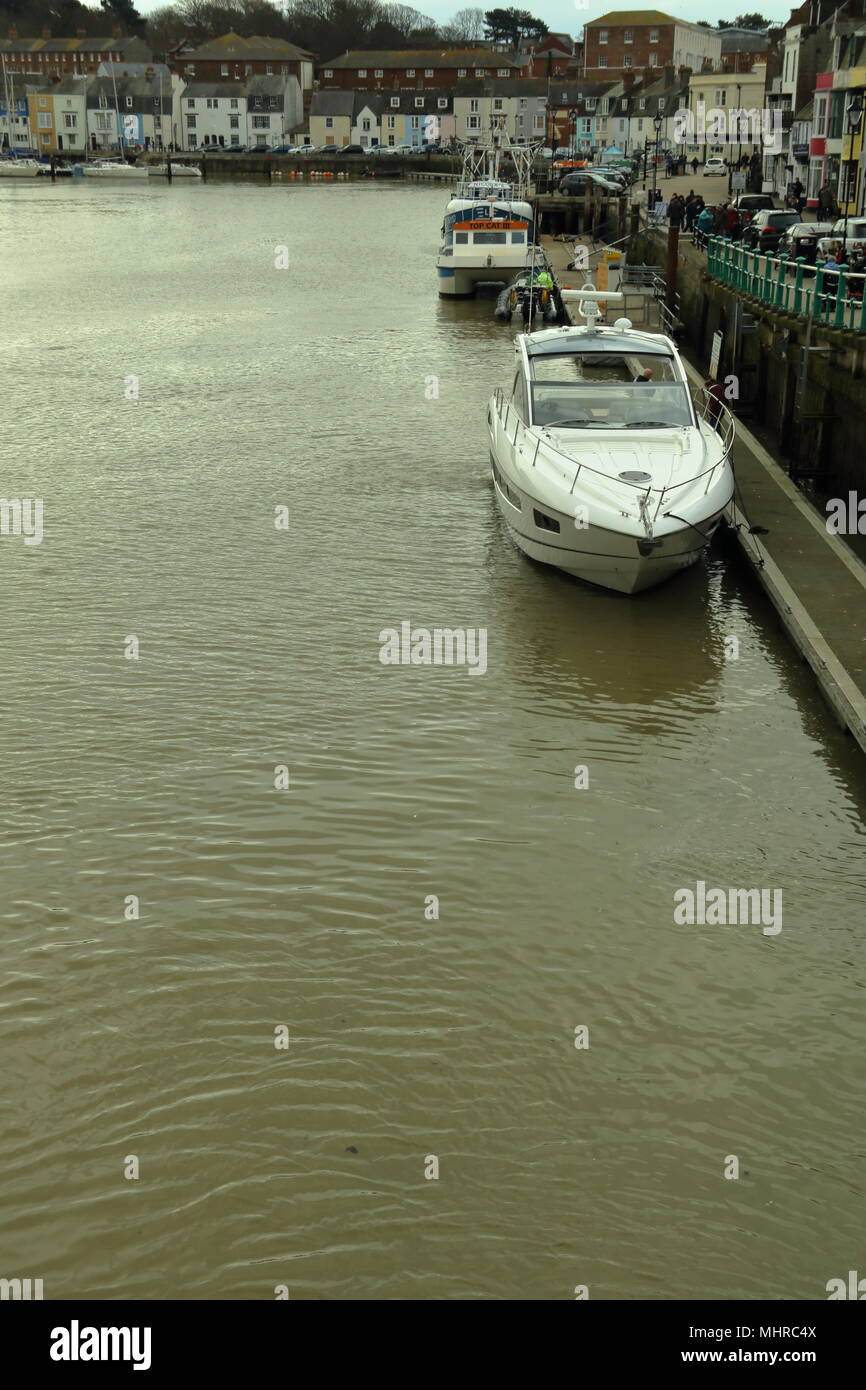 Weymouth harbour,Dorset, Regno Unito Foto Stock