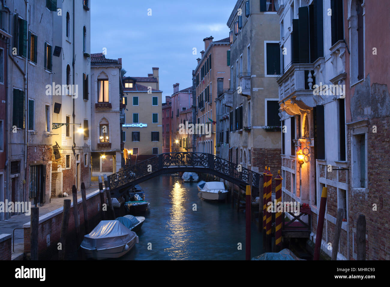 Venezia Italia al crepuscolo Foto Stock