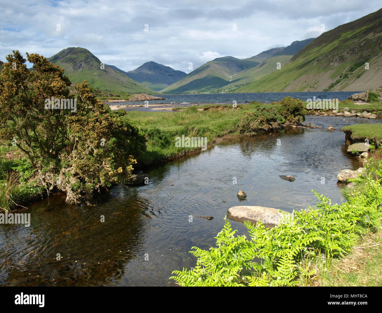 Parco Nazionale del Distretto dei Laghi in Cumbria Foto Stock