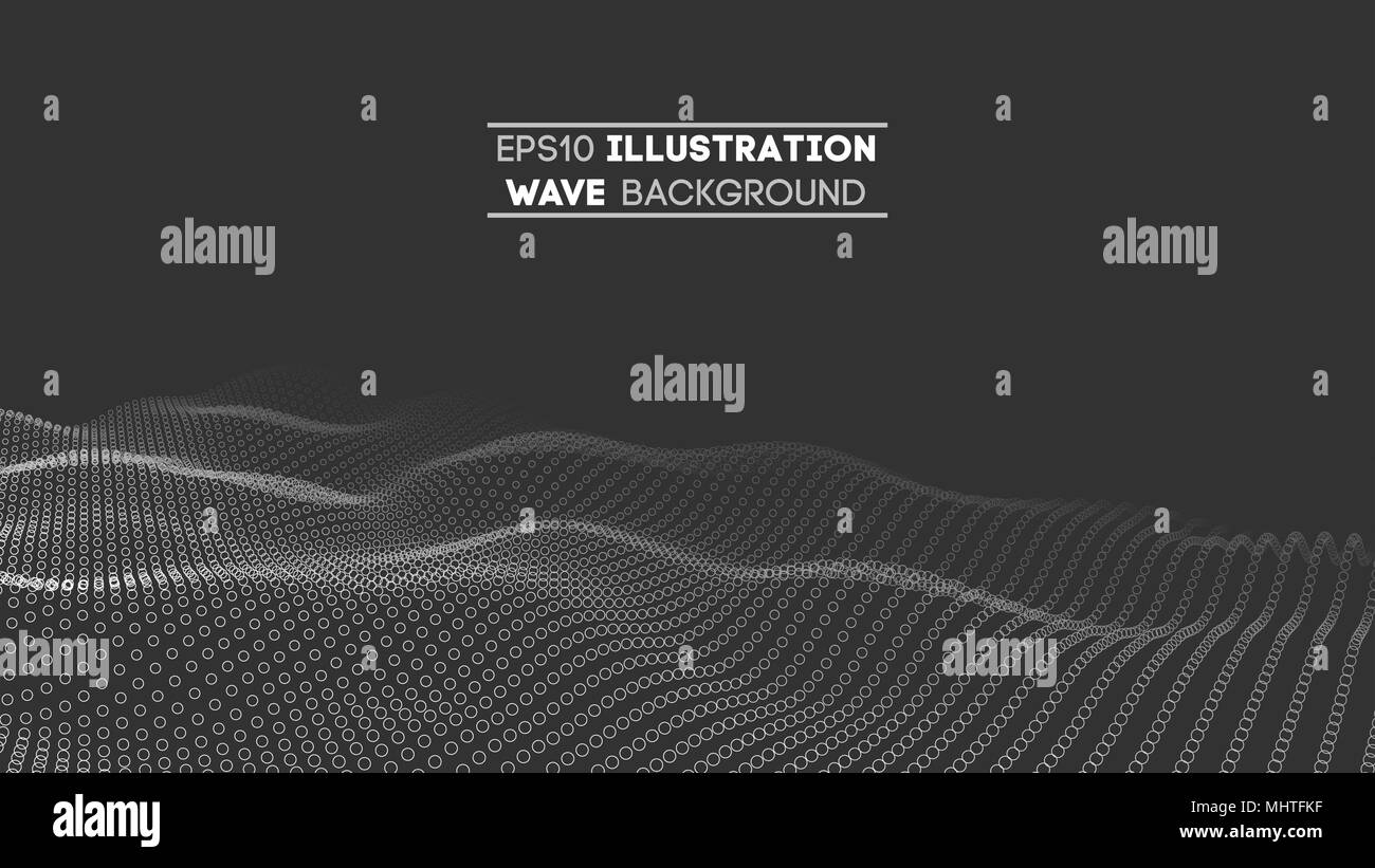 La tecnologia di dati astratta illustrazione futuristico . Bassa poli forma con il collegamento di punti e linee su sfondo scuro. Il rendering 3D . Grande per la visualizzazione di dati . Illustrazione Vettoriale