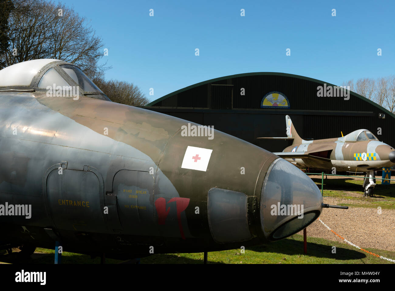 Norfolk e Suffolk Aviation Museum, Flixton, Suffolk, Regno Unito. Foto Stock