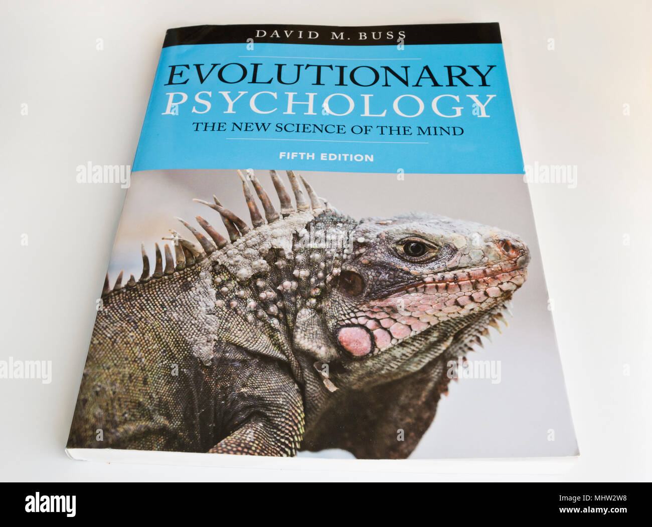 Psicologia evolutiva di un libro di testo dal psicologo evolutivo David Buss. Foto Stock