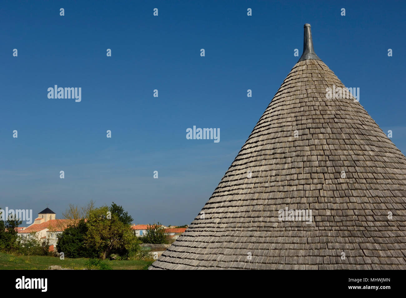 La vecchia casa di ghiaccio,Hiers-Brouage, dipartimento della Charente-Maritime nella parte sud-ovest della Francia Foto Stock