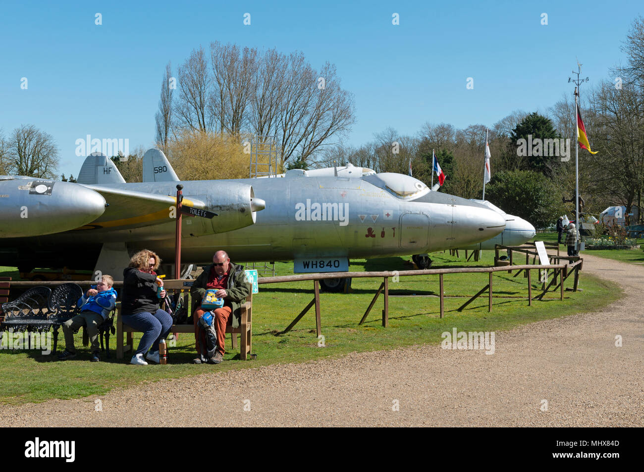Norfolk e Suffolk Aviation Museum, Flixton, Suffolk, Regno Unito Foto Stock