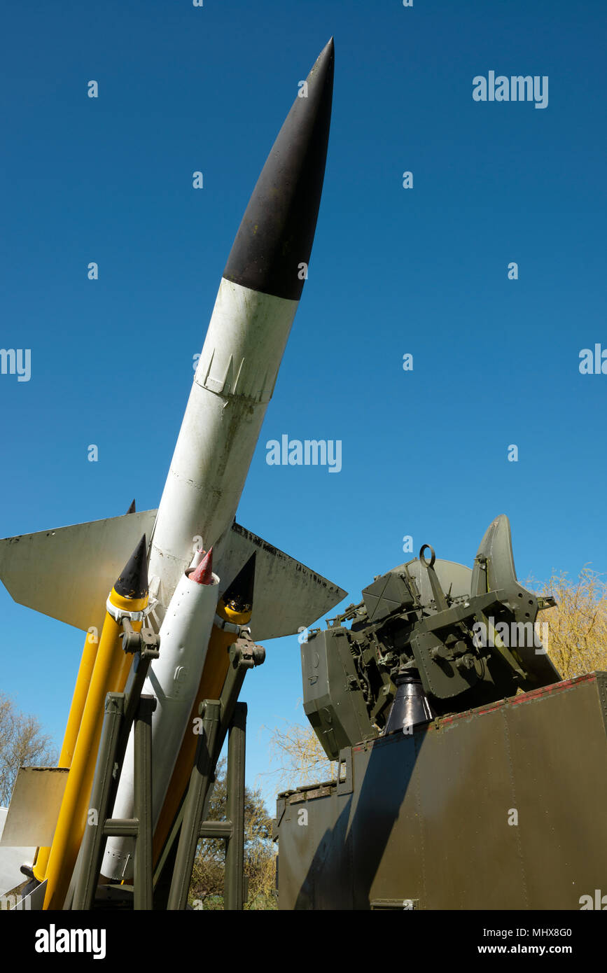 La massa di aria missile Bloodhound Foto Stock