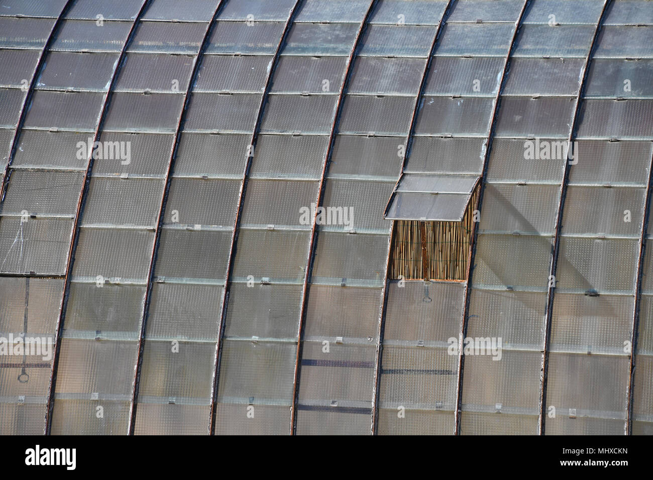 Serra serra buiulding dettagli esterni Foto Stock