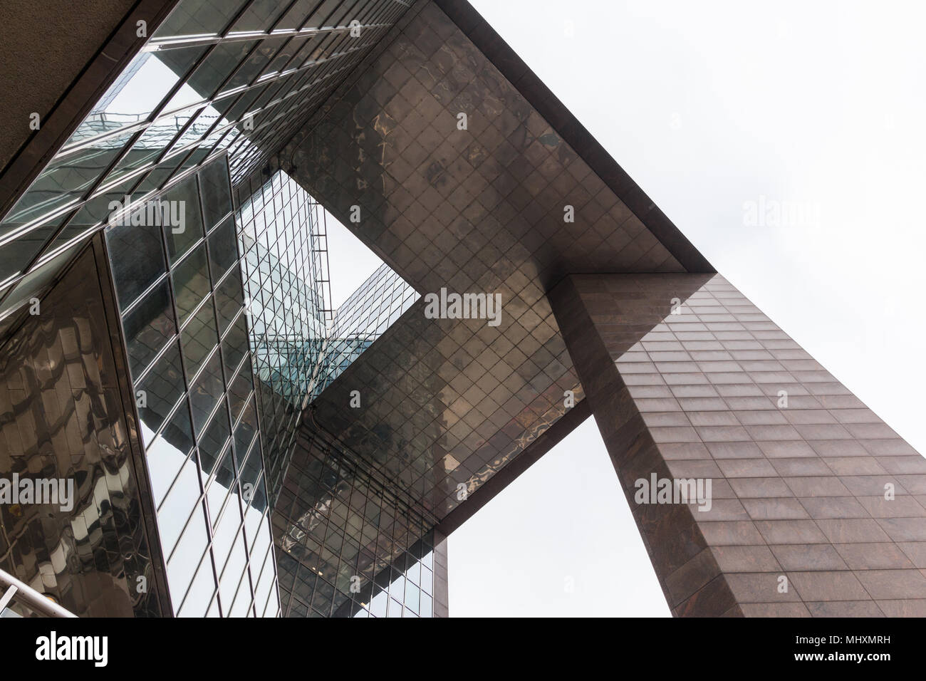Vista astratta di Londra City building Foto Stock
