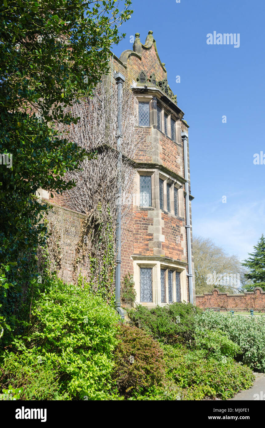 Aston Hall, un giacobino stile-mansion attrazione turistica in Aston, Birmingham, Regno Unito Foto Stock