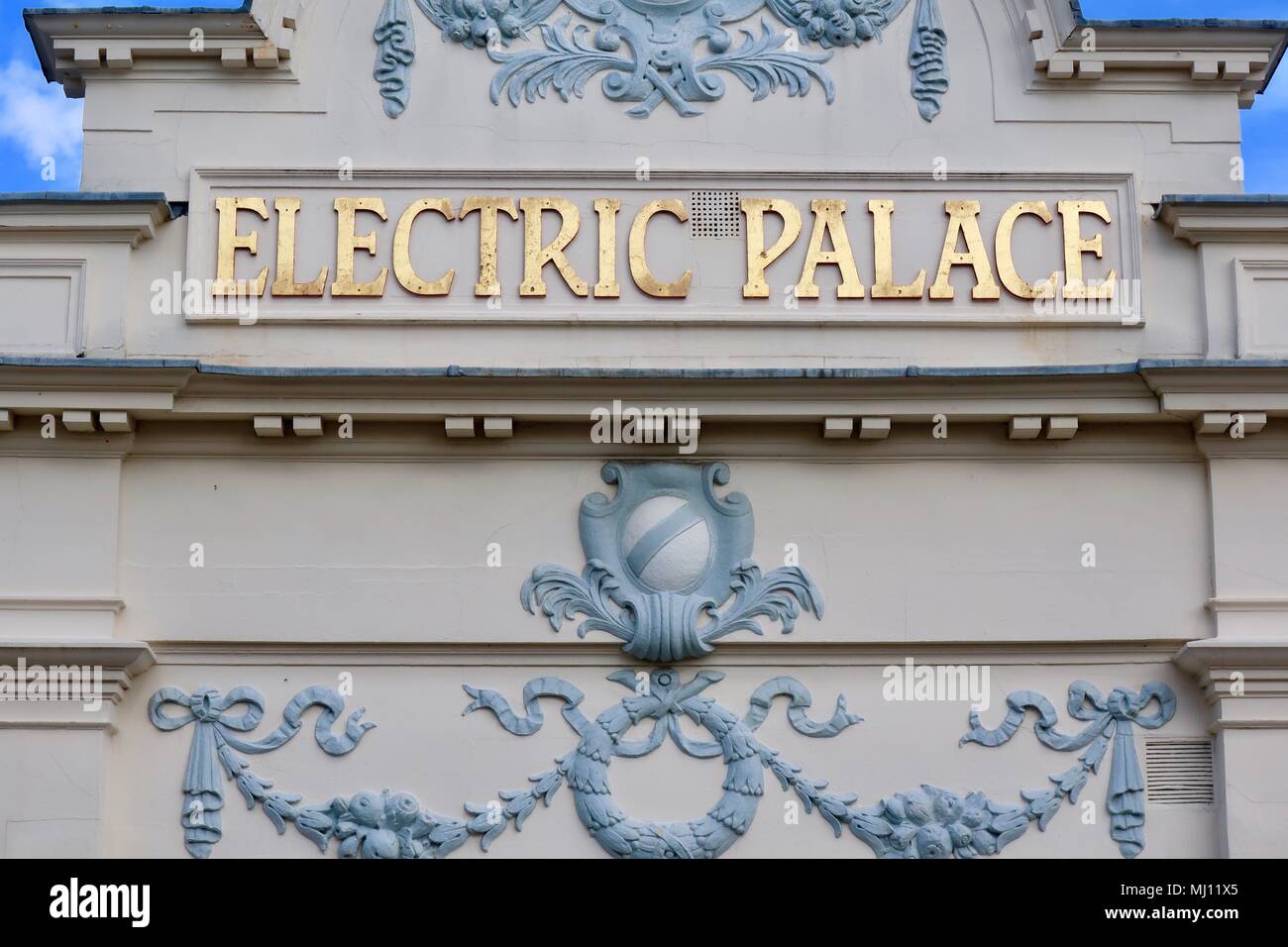 Palazzo elettrico Cinema in Harwich, Essex, Regno Unito. Costruito nel 1911. Restaurata e Grado 2 elencati. Foto Stock