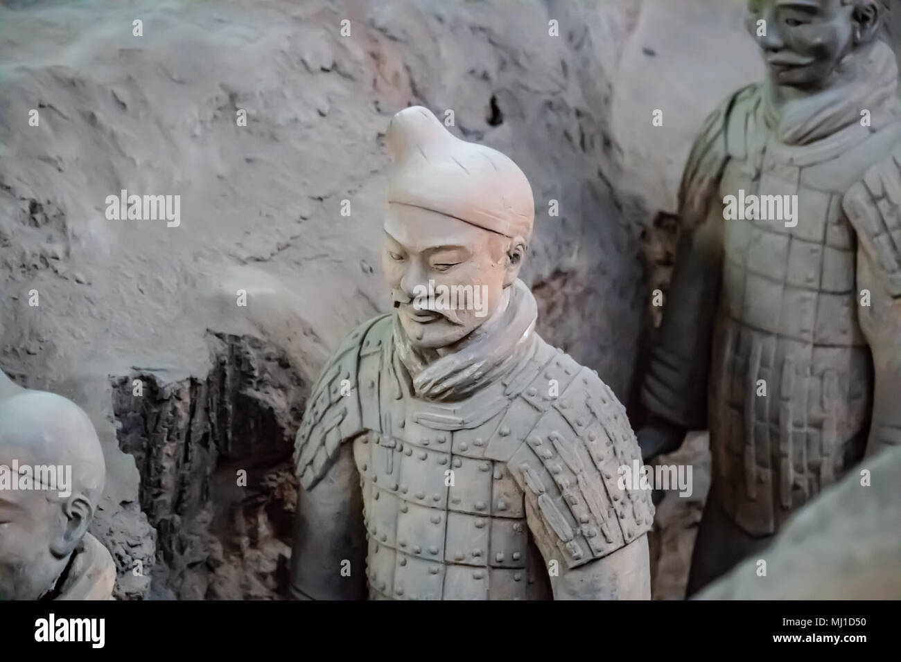 Esercito di Terracotta in Shaanxi Provence, Cina Foto Stock