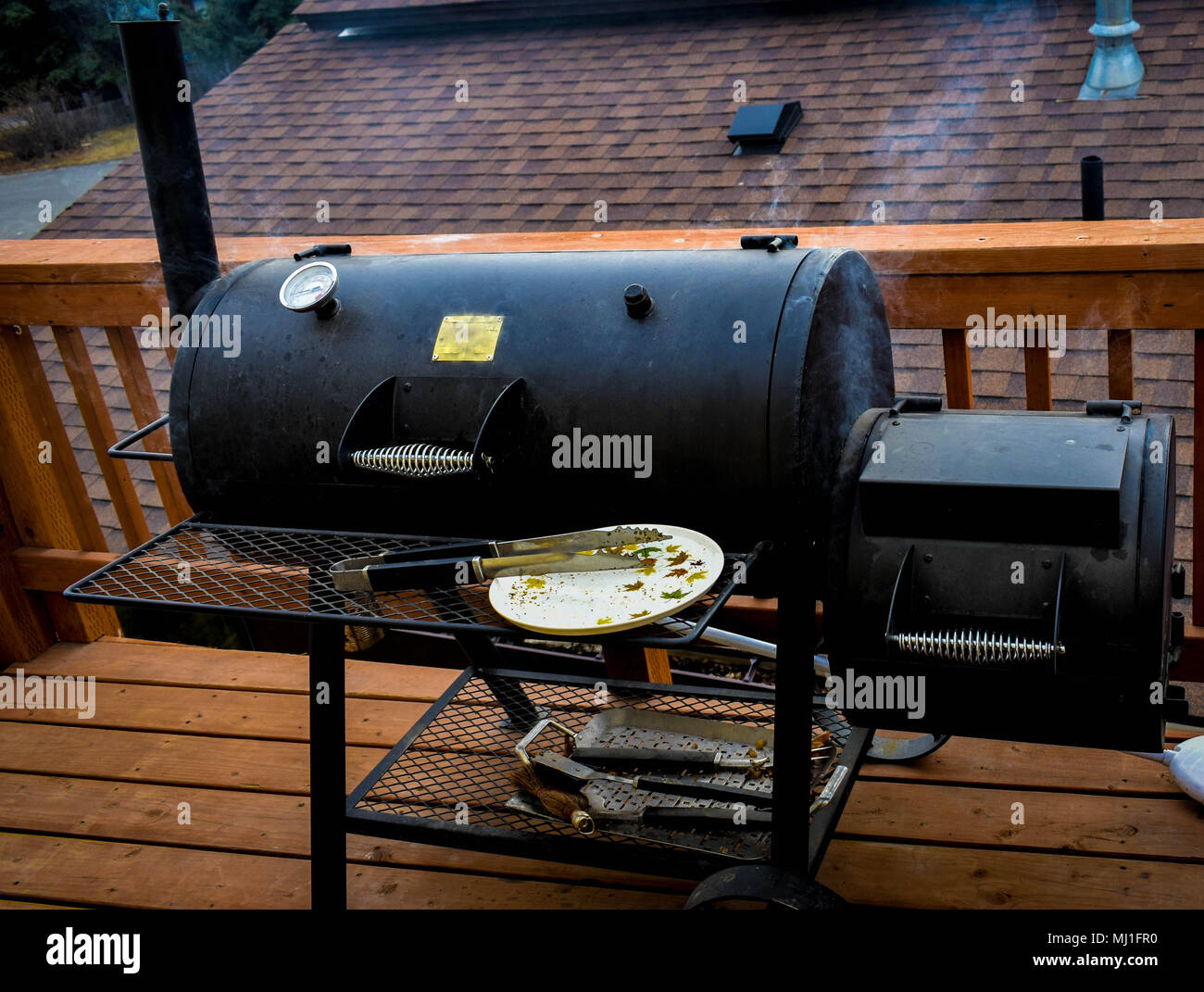 Barbecue prima della stagione Foto Stock