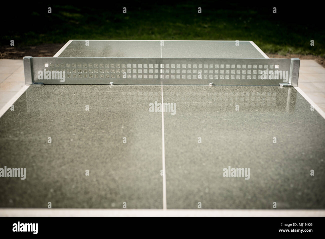 Ping pong in calcestruzzo per esterni Foto Stock