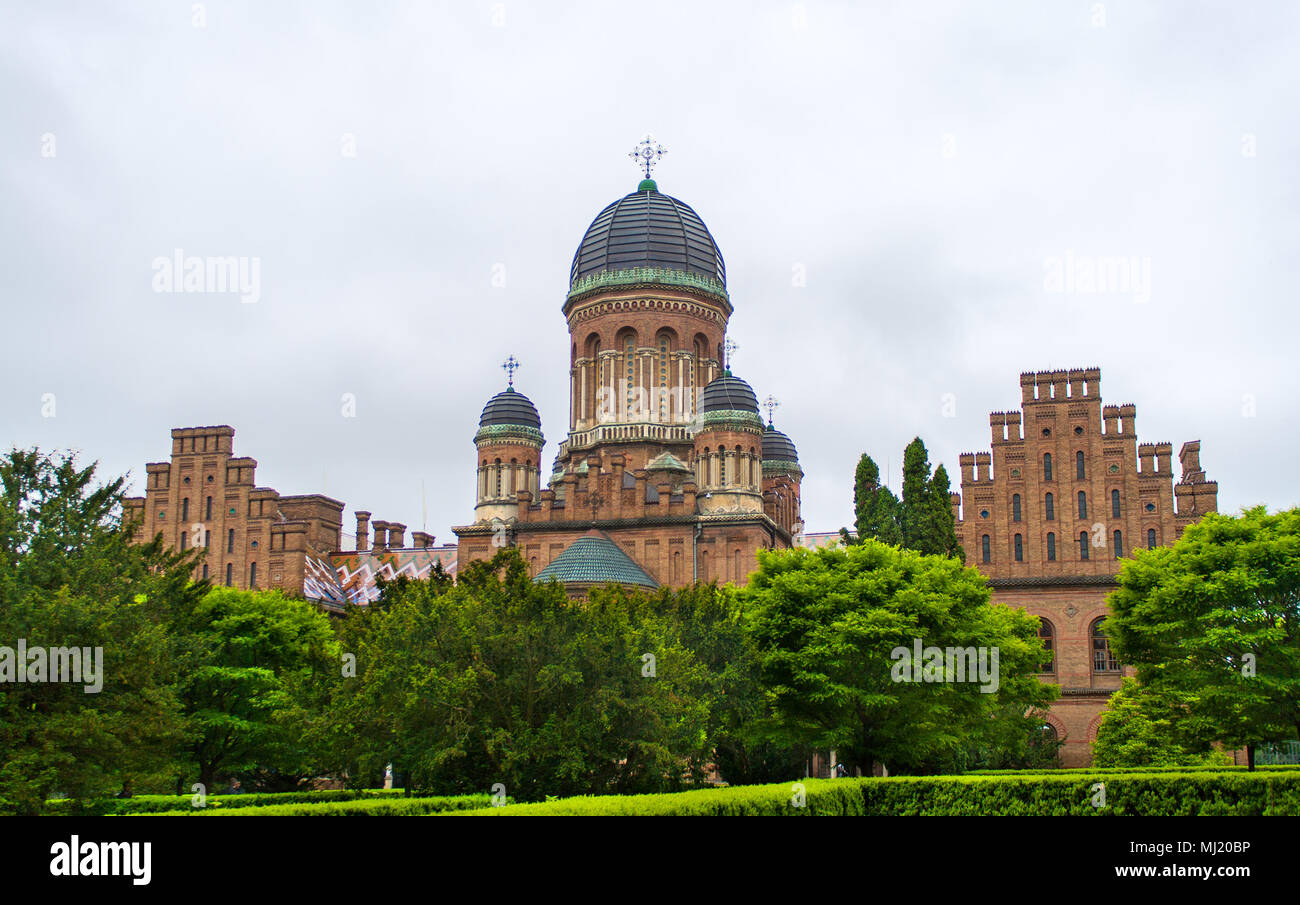 Residenza di Bukovinian e Metropoliti della Dalmazia, elencati in U Foto Stock