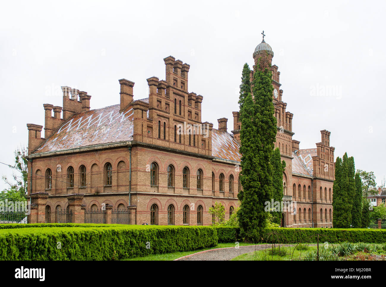 Chernivtsi Università Nazionale dell edificio, elencati nel Patrimonio Mondiale Foto Stock