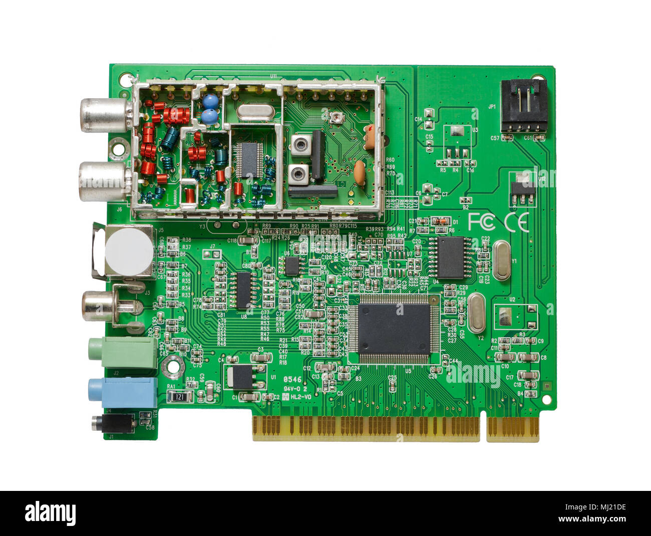 Il sintonizzatore TV interno Foto Stock