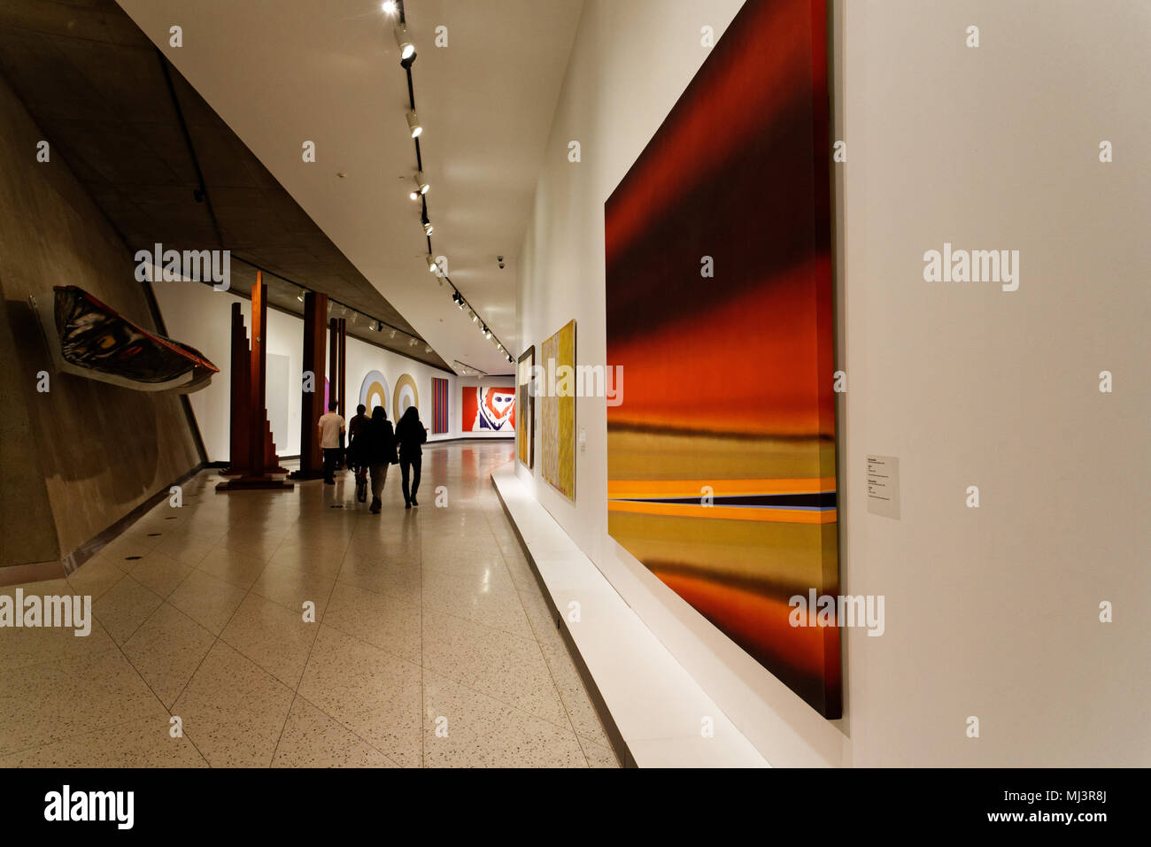 All'interno del Pavillon Claire et Marc Bourgie in Montreal al Museo delle Belle Arti Foto Stock