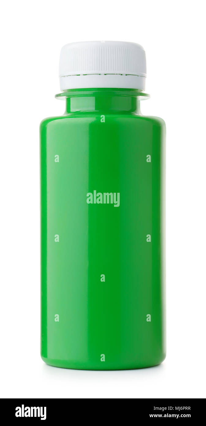 Pigmento Verde color paste bottiglia isolato su bianco Foto Stock Pigmento Verde color paste bottiglia isolato su bianco Foto Stock