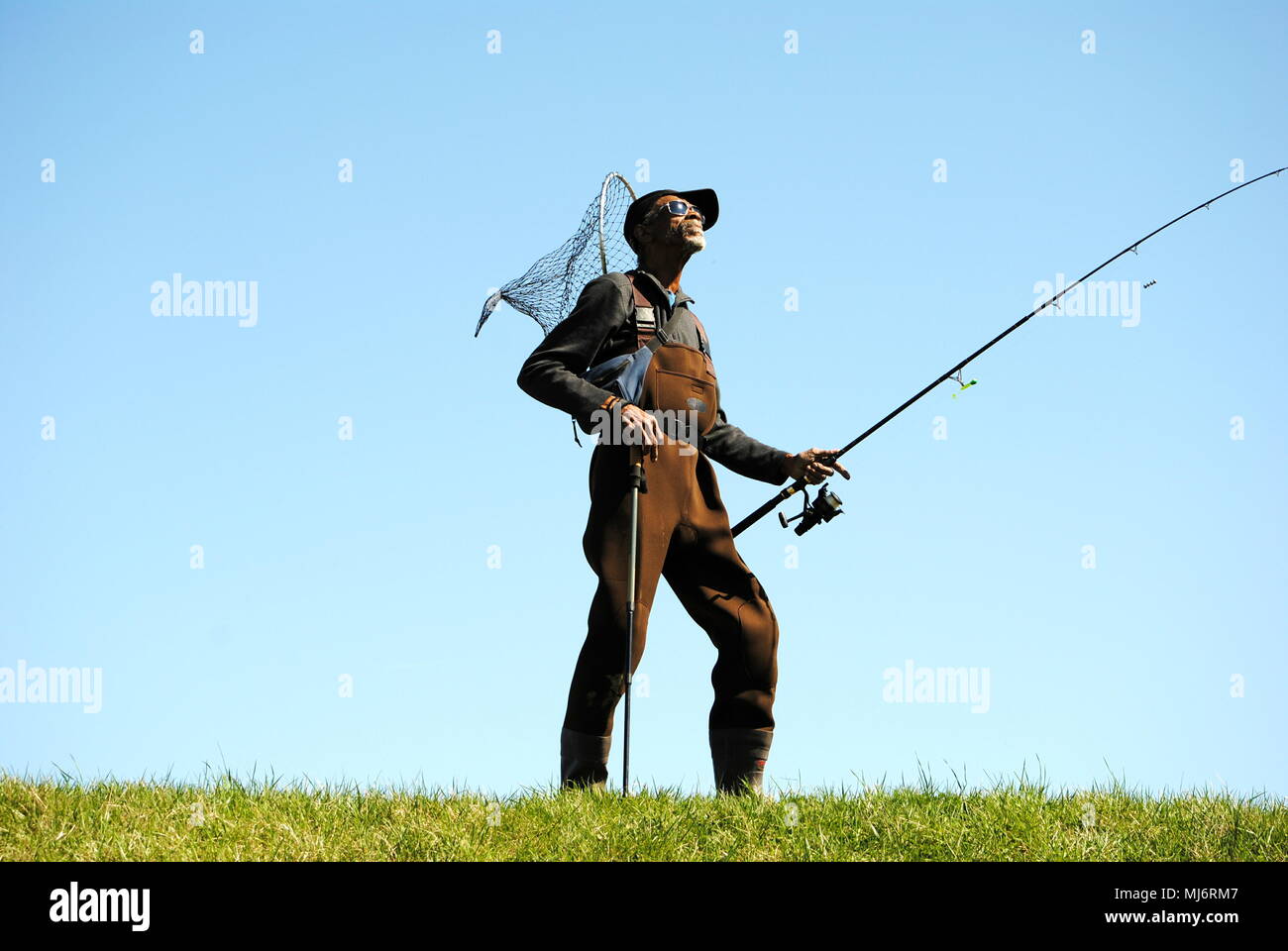 FISHERMAN,STILI PER IL PUBBLICO,IN PIENA MARCIA. Foto Stock