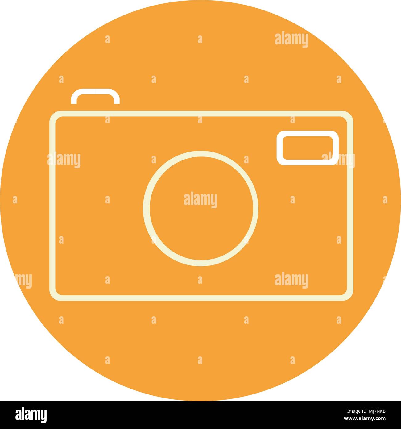 Fotocamera icona vettore Illustrazione Vettoriale