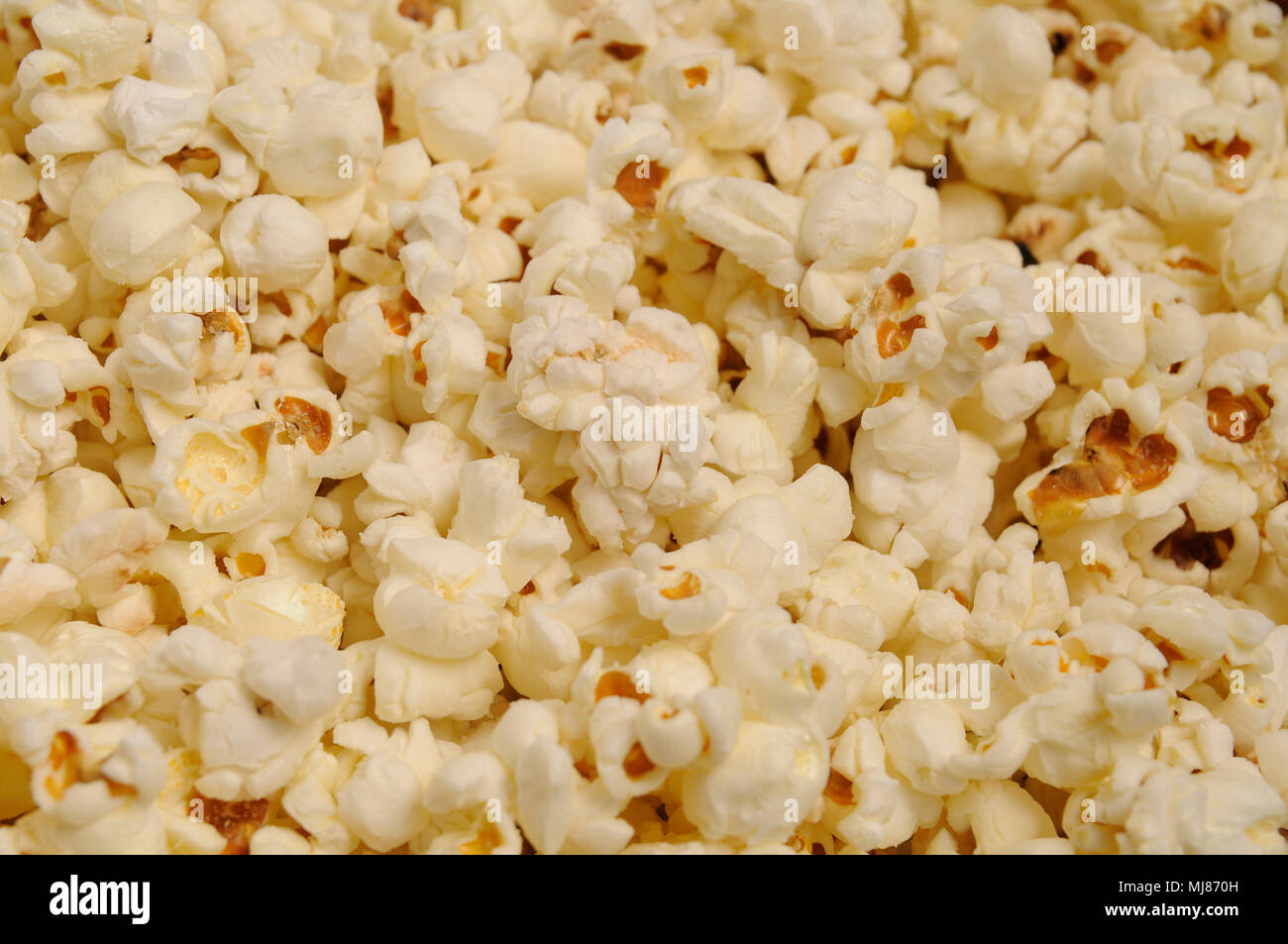 Il Popcorn close up sullo sfondo Foto Stock