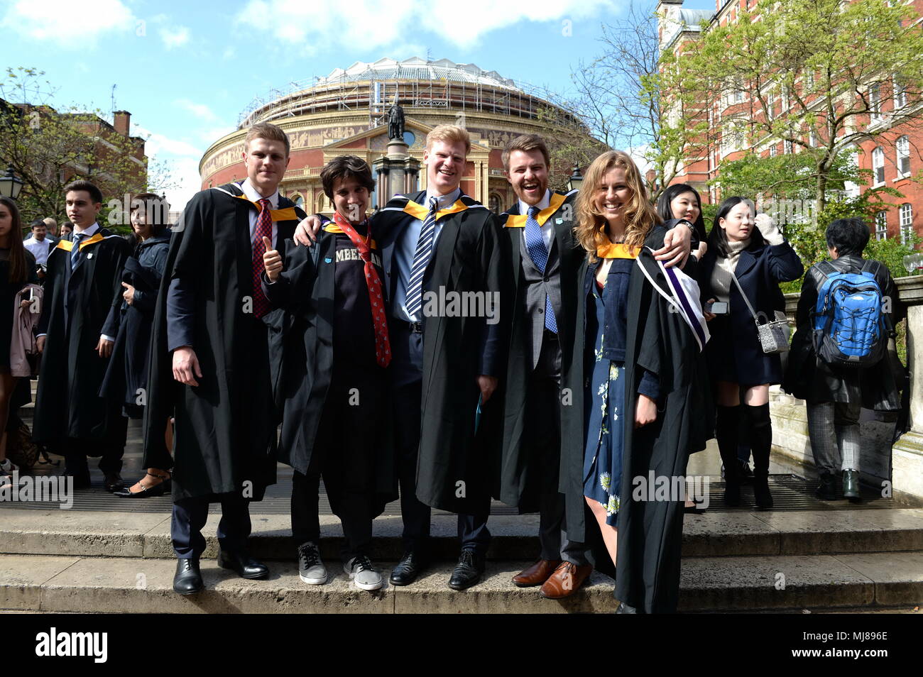 Imperial college di laurea al Royal Albert Hall 2018 Foto Stock