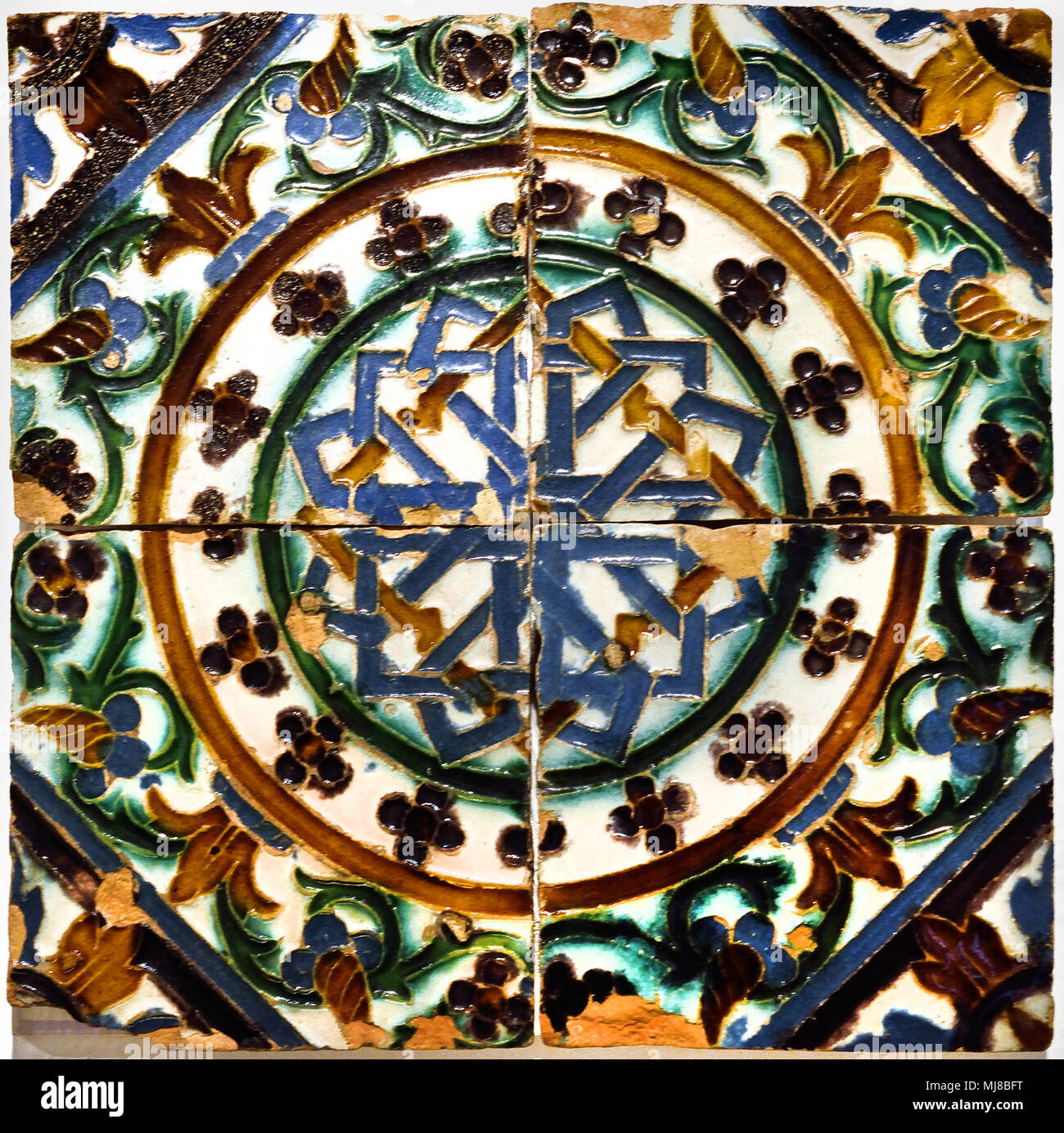 Arista tecnica 1500-1510 di Siviglia del XVI secolo Spagna - Spagnolo Foto Stock