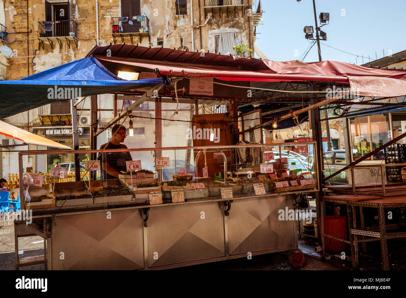 Mercato ballaro palermo sicilia immagini e fotografie stock ad alta ...