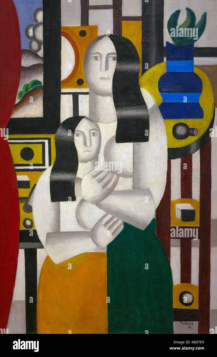 Due donne, Fernand Leger, 1922, National Gallery of Art di Washington DC, USA, America del Nord Foto Stock