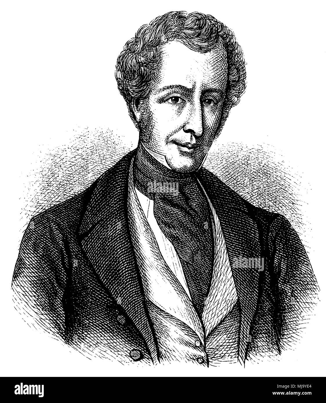 Francisco Martinez de la Rosa (nato il 10 marzo 1789, è morto il 7 febbraio, 1862), Foto Stock