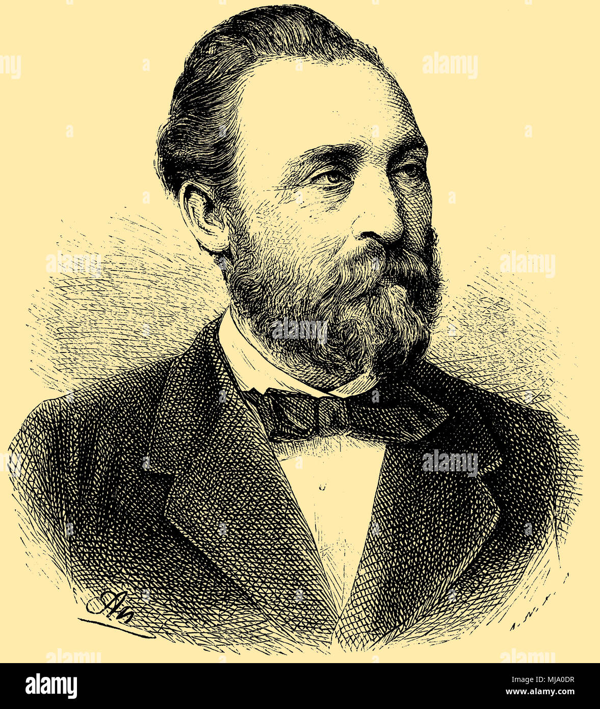 Heinrich von Stephan (nato il 7 gennaio 1831), Foto Stock
