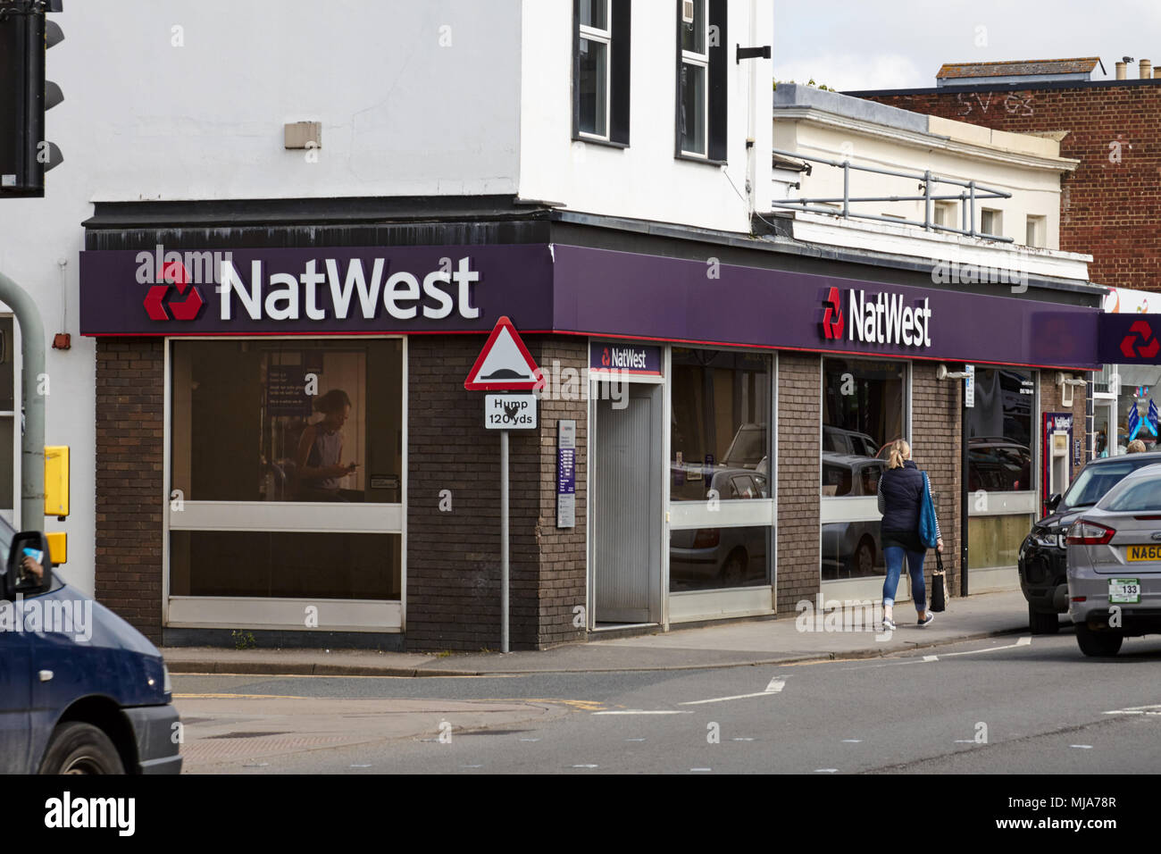 La filiale locale della NatWest bank in Bath Road, Cheltenham, Gloucestershire. Foto Stock