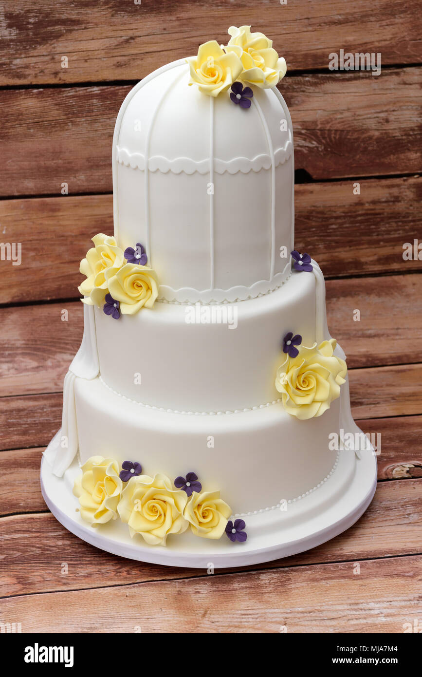 Star wars themed la torta di nozze Foto Stock