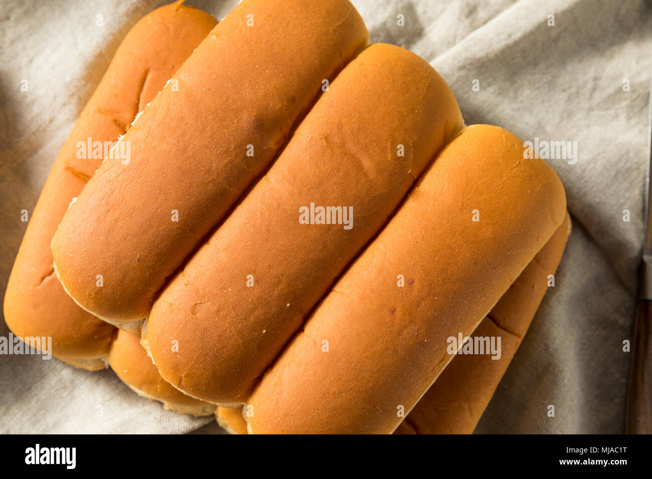 Grano intero Hot Dog panini pronti a mangiare Foto Stock