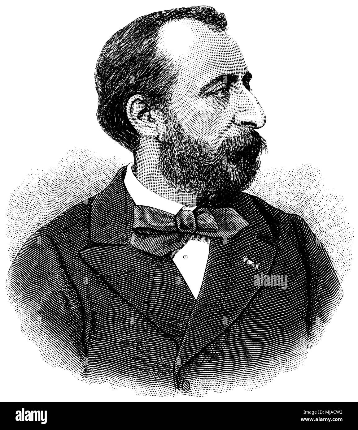 Charles Camille Saint - Saëns (nato il 9 ottobre 1835), Foto Stock