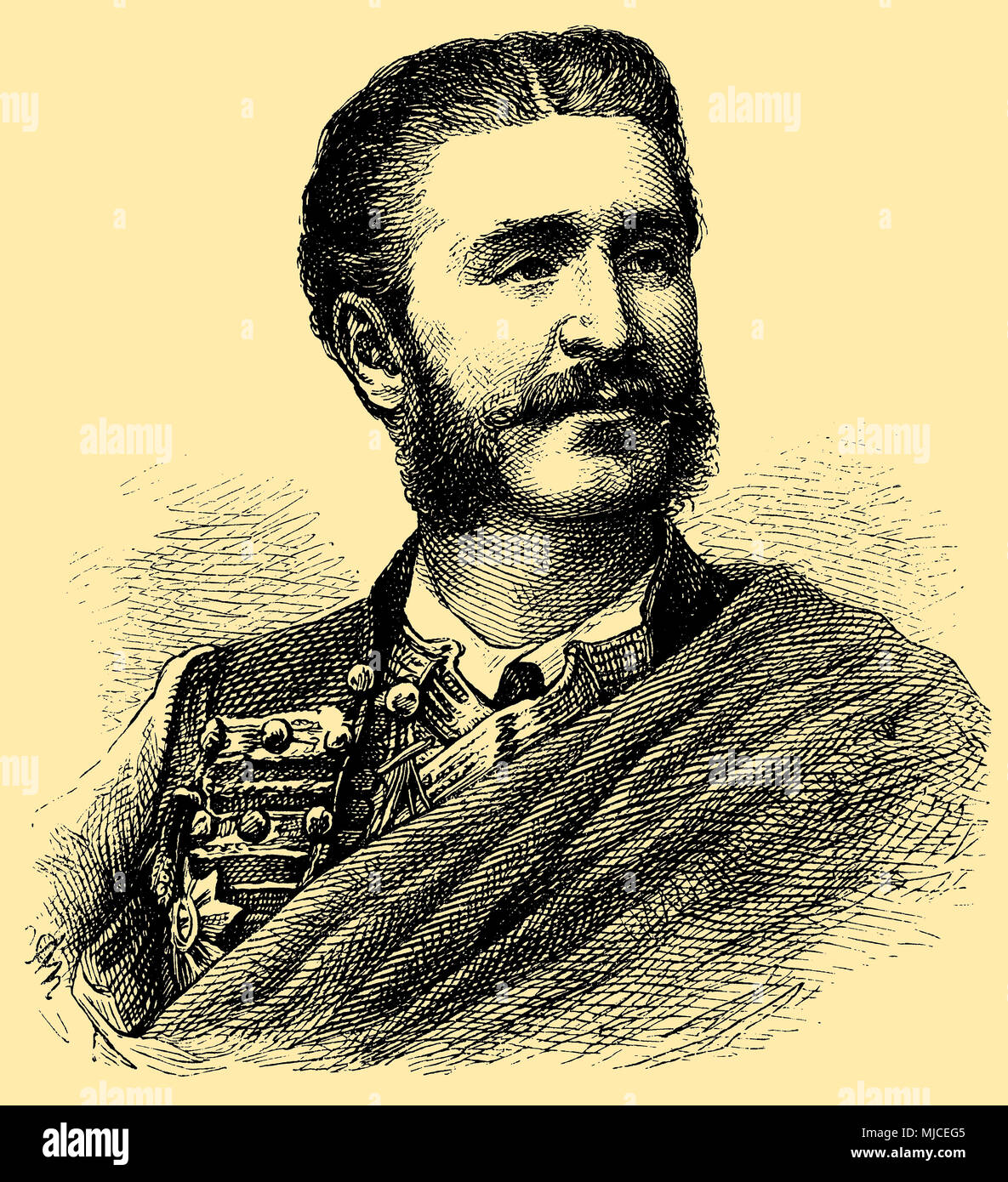 Nicola I , Principe del Montenegro (nato il 7 ottobre 1841 ), Foto Stock