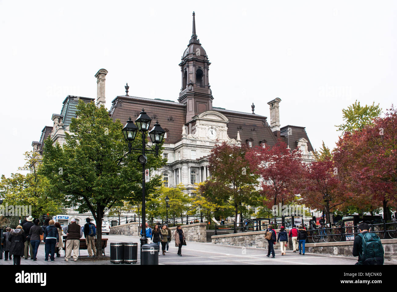 Montreal City Hall Foto Stock