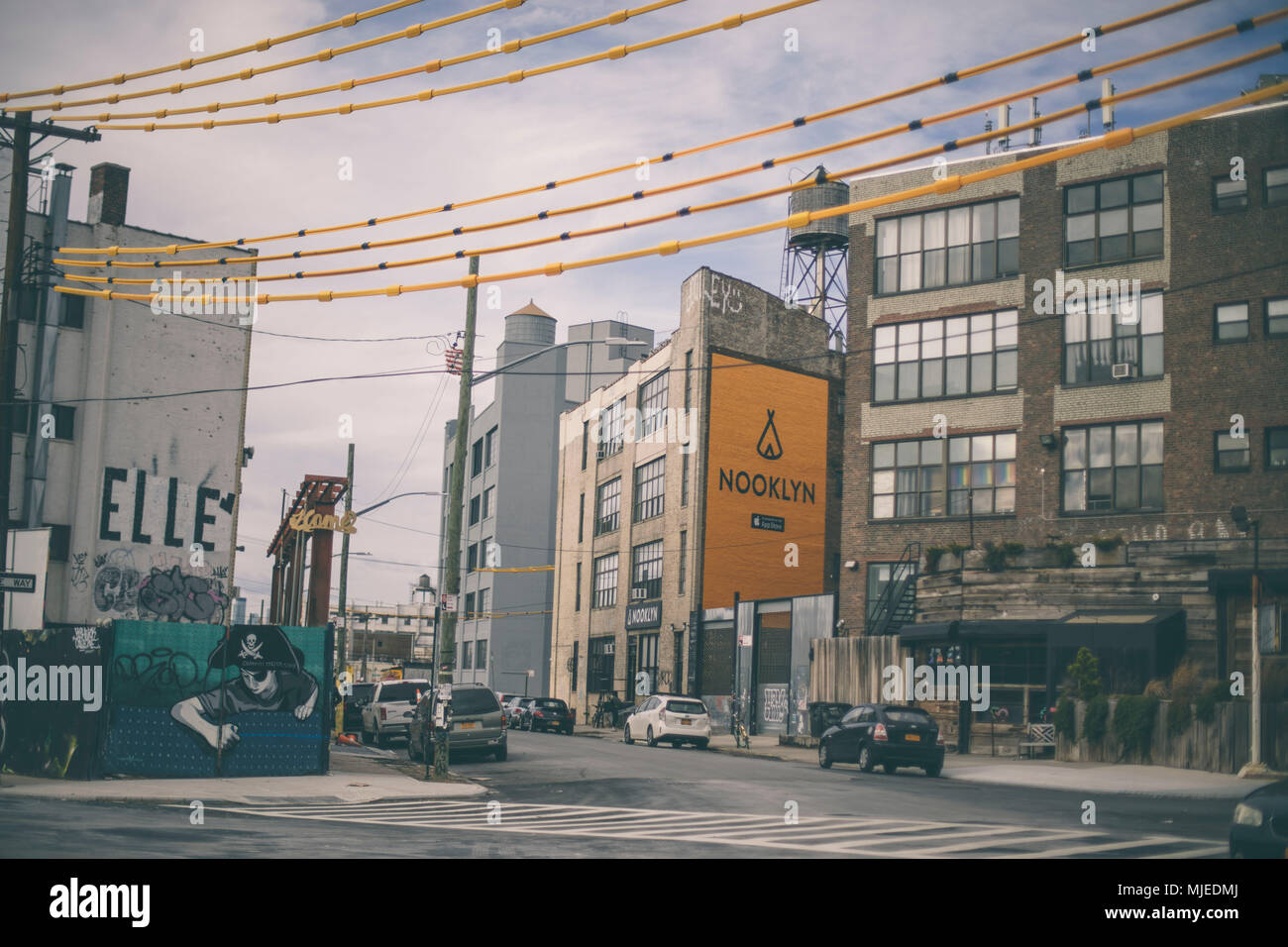Bushwick strade Foto Stock