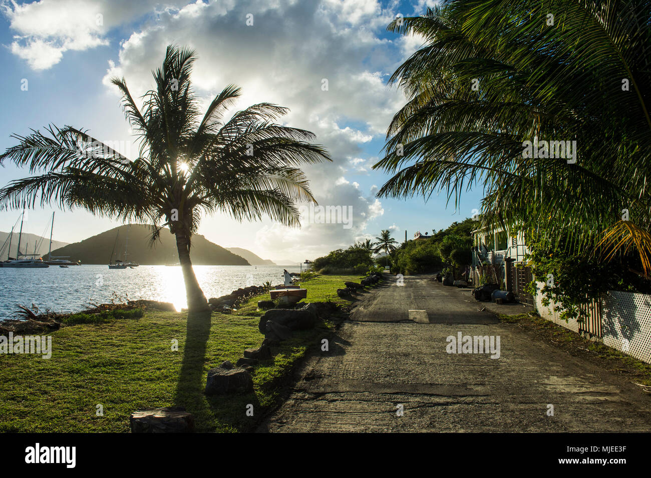 Il West End di Tortola, British Virgin Island, Foto Stock
