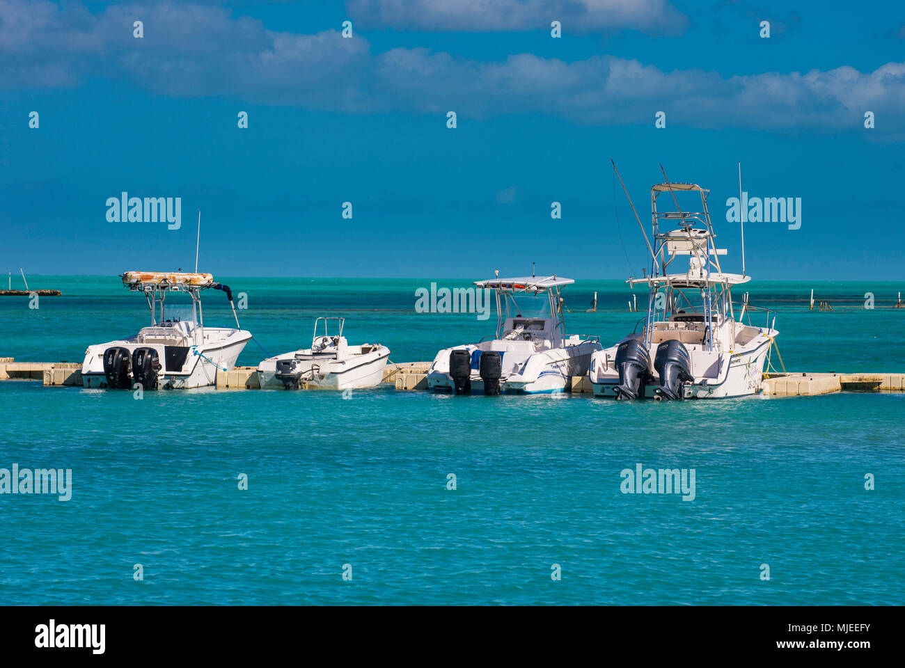Coste settentrionali di Providenciales, Turks e Caicos Foto Stock