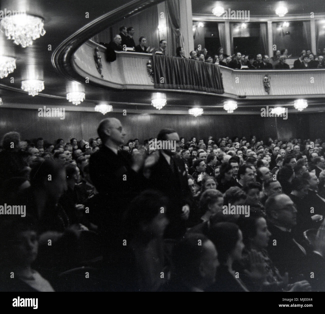 Aufführung im Opernhaus nella Rom; Italien 1940er Jahre. Prestazioni nell'opera di Roma; Italia 1940s. Foto Stock