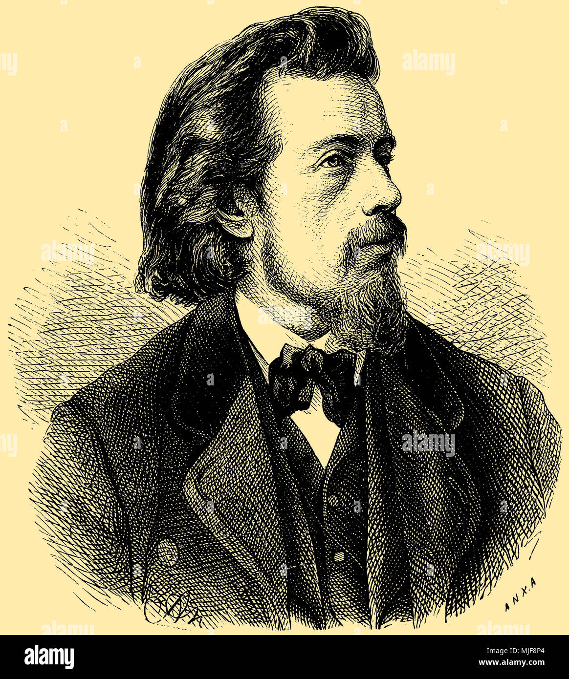 Abraham Gottlob Werner (nato il 25 settembre 1750, deceduto il 30 giugno 1817), Foto Stock