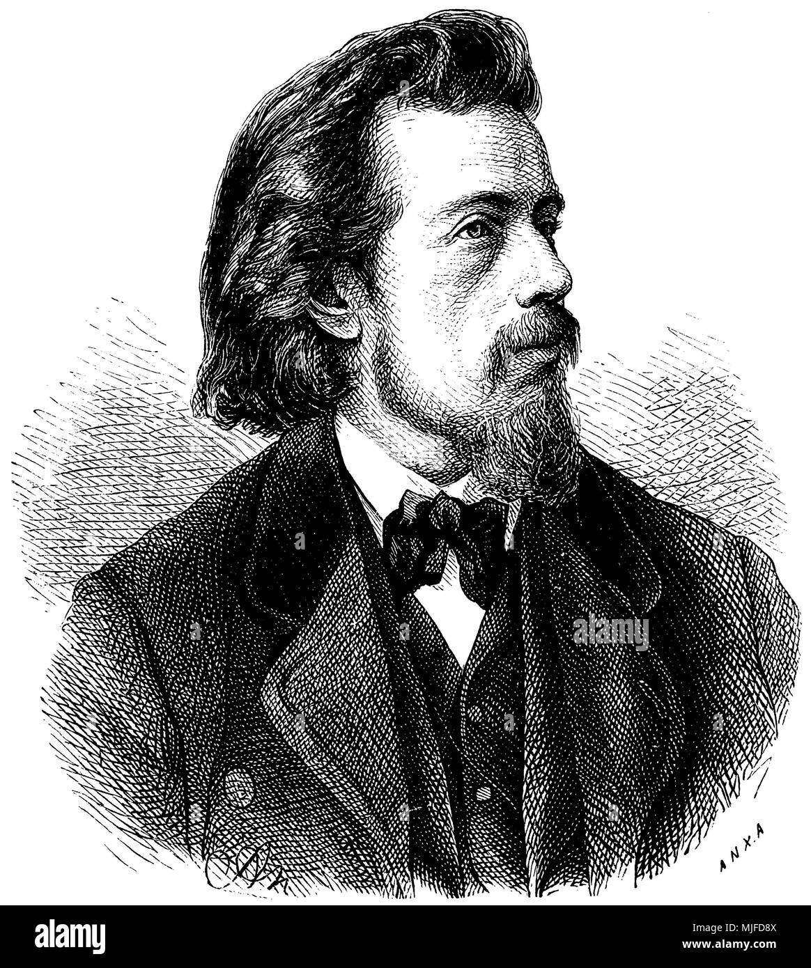 Abraham Gottlob Werner (nato il 25 settembre 1750, deceduto il 30 giugno 1817), Foto Stock