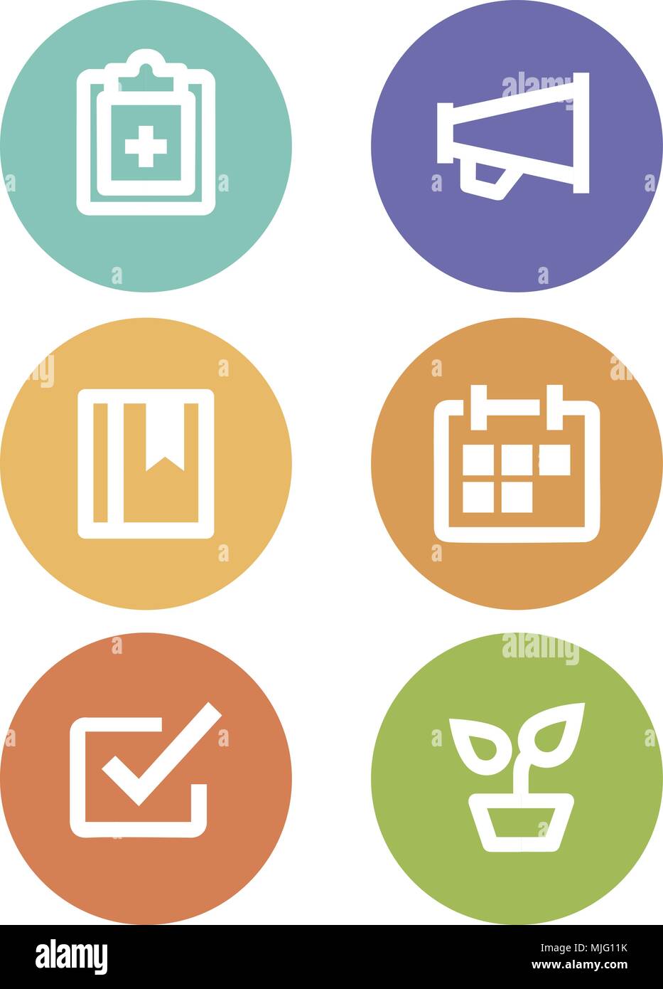 Ospedale icona vettore Illustrazione Vettoriale