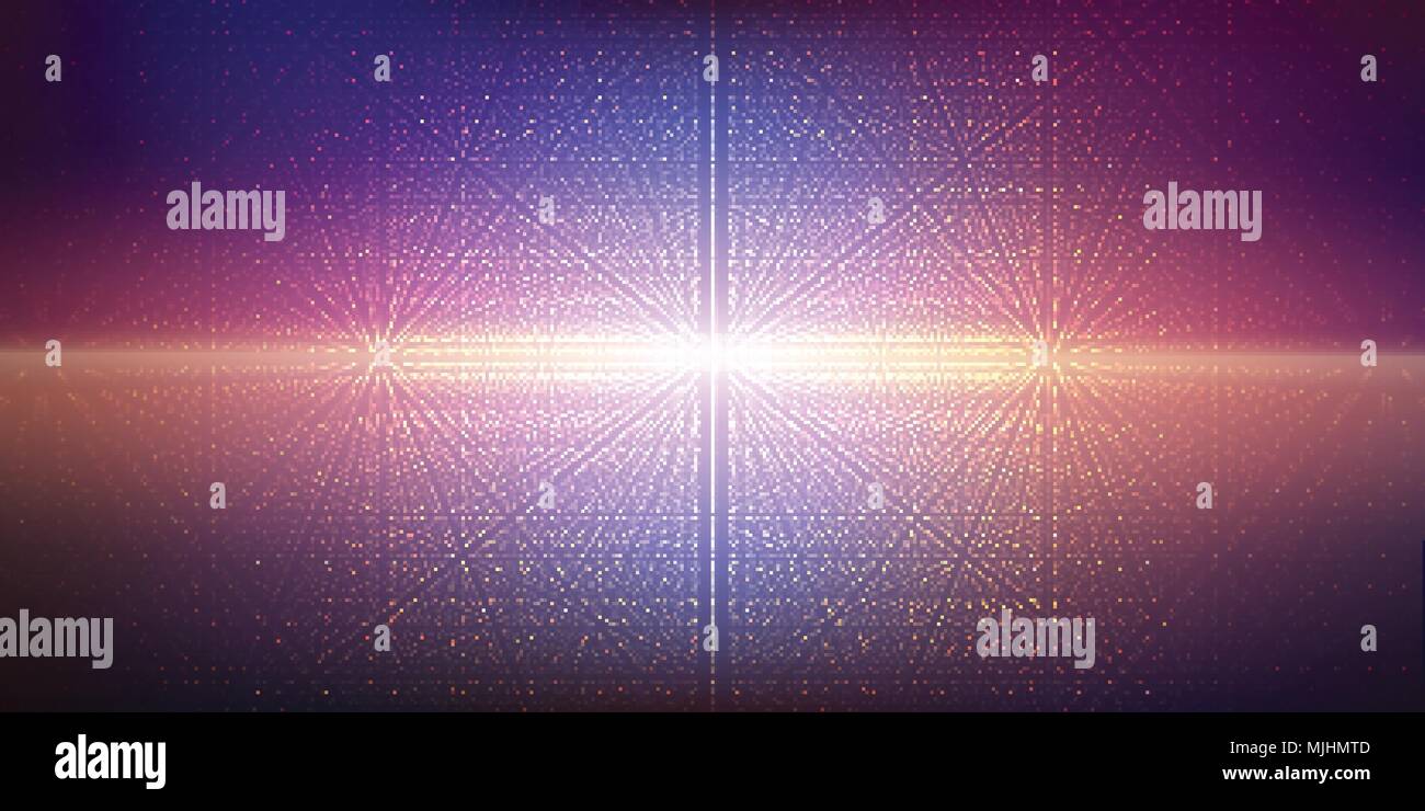 Vettore dello spazio interstellare sfondo.cosmica illustrazione galaxy.Sfondo con nebula, Stardust e luminose stelle brillanti.illustrazione vettoriale per party ,artwork, brochure, poster. Illustrazione Vettoriale