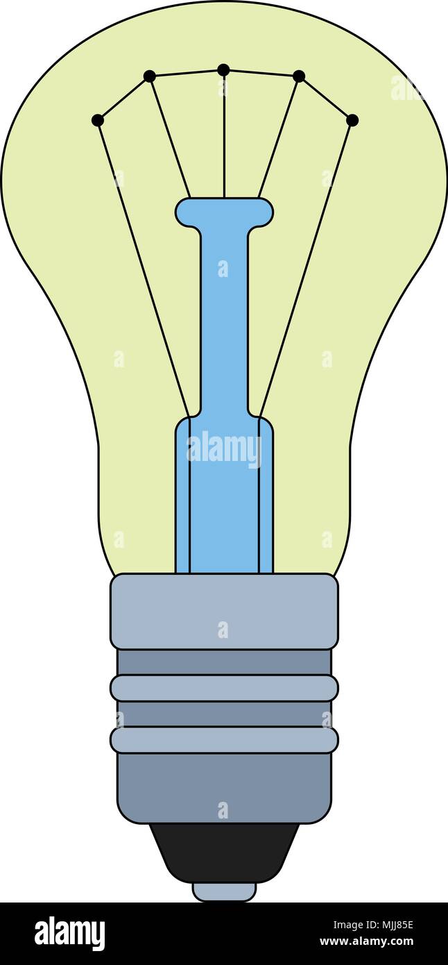 La illustrazione della lampadina Illustrazione Vettoriale
