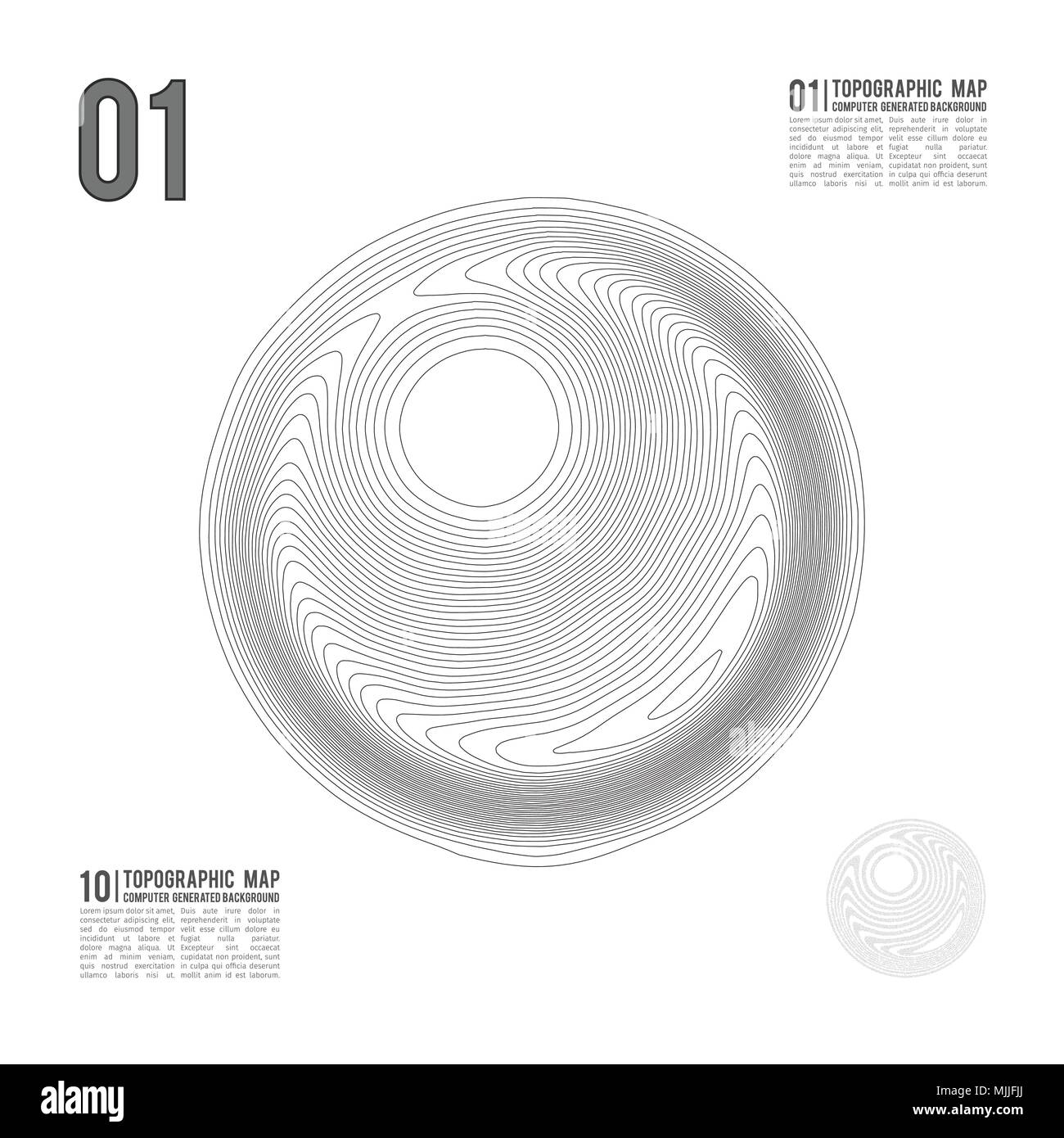 Mappa topografica di sfondo di contorno. Mappa topo con elevazione. Mappa di contorno di vettore. Mondo geografico topografia griglia mappa abstract illustrazione vettoriale . Illustrazione Vettoriale