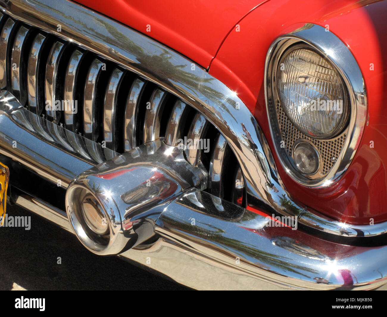 Close-up di auto classica Foto Stock