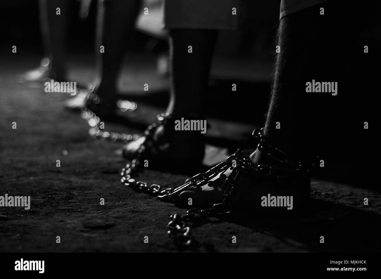 prigioniero Foto Stock